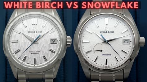 snowflake above where it says patek philippe|Two For Tuesday: Grand Seiko White Birch Vs. Snowflake.